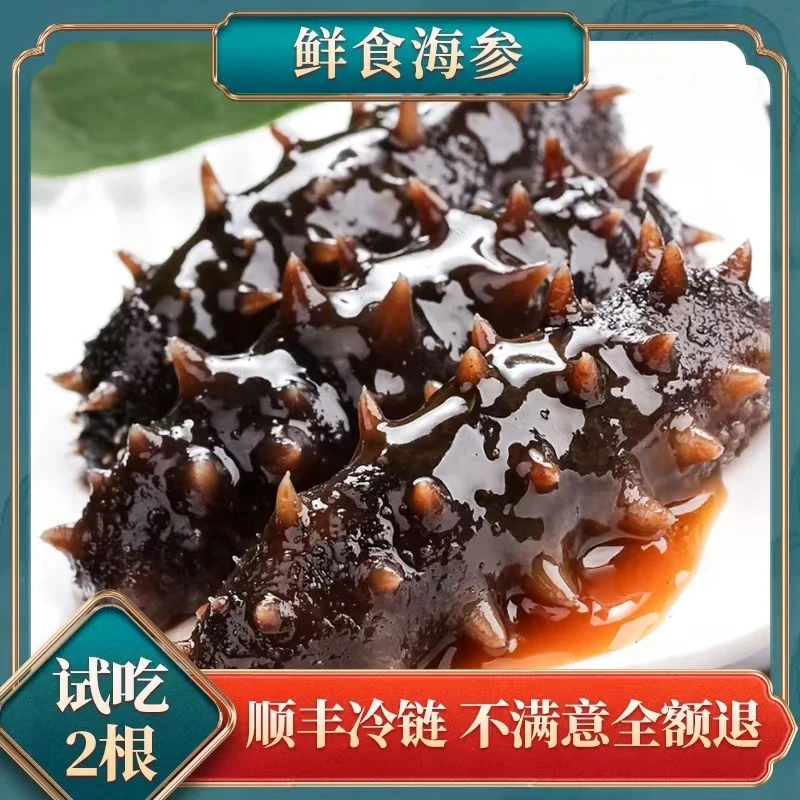 煜坤海参阁【鲜食海参】5-7头每斤【到手共3斤】鲜食海参开袋即食熟制