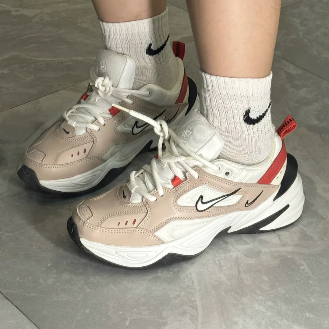Nike M2K Tekno 舒适 低帮 老爹鞋 白奶茶