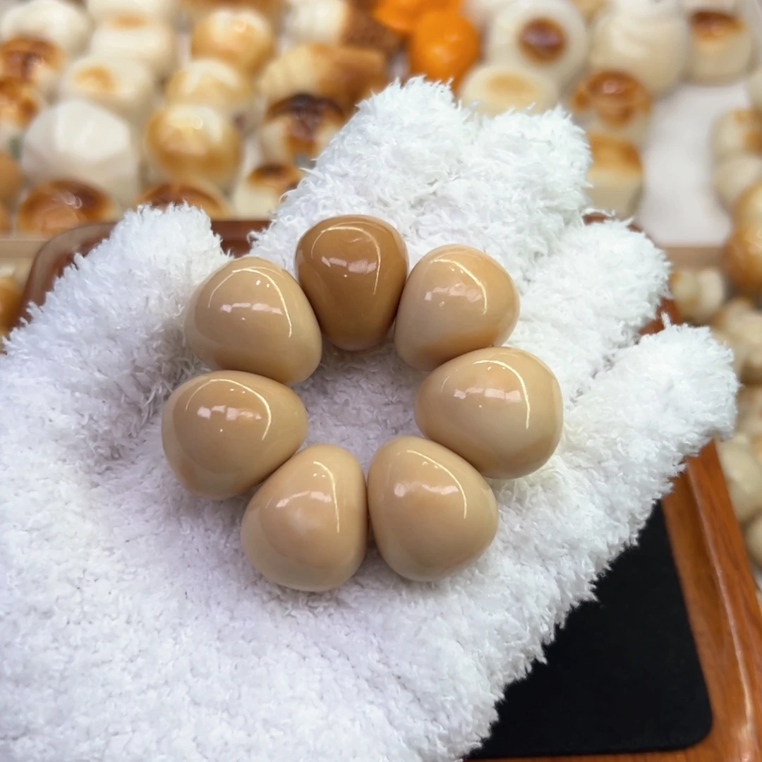 手串菩提根/象牙果76 象牙果原果风化蒜瓣肠瑕福利