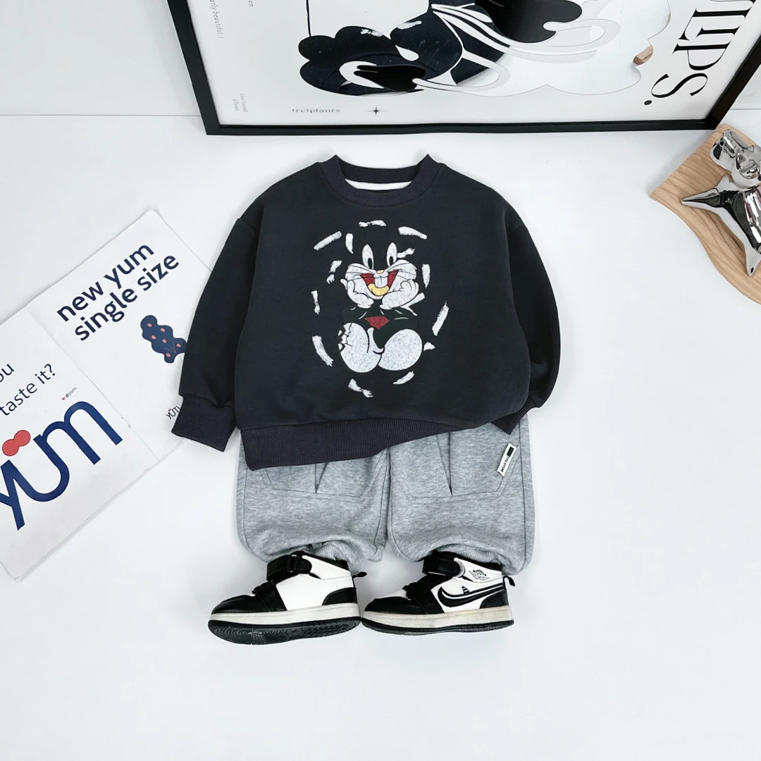 儿童卫衣长袖2025新款春装男童春秋上衣潮 DMC6590 悠悠童话童装