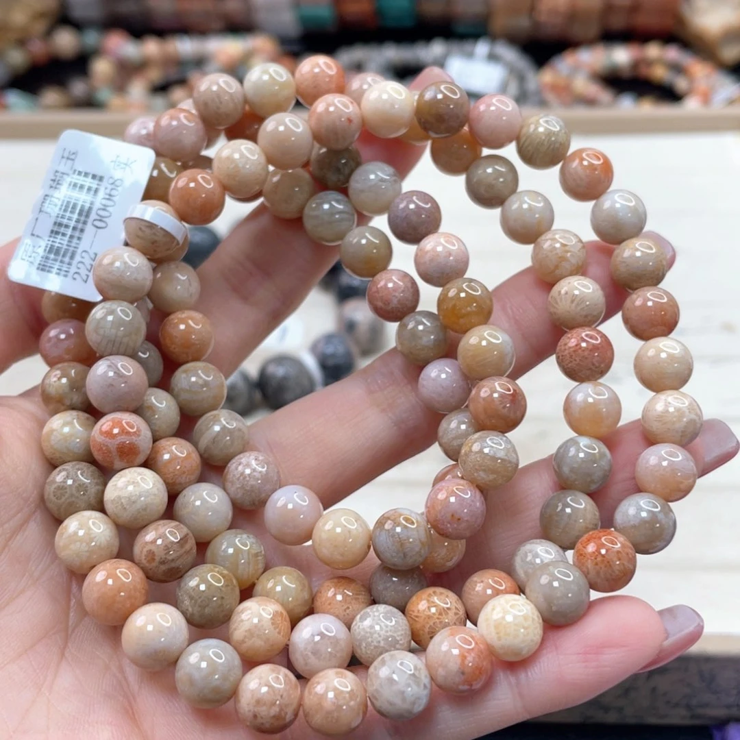 硅化珊瑚（珊瑚玉）手链未镶嵌t*o120