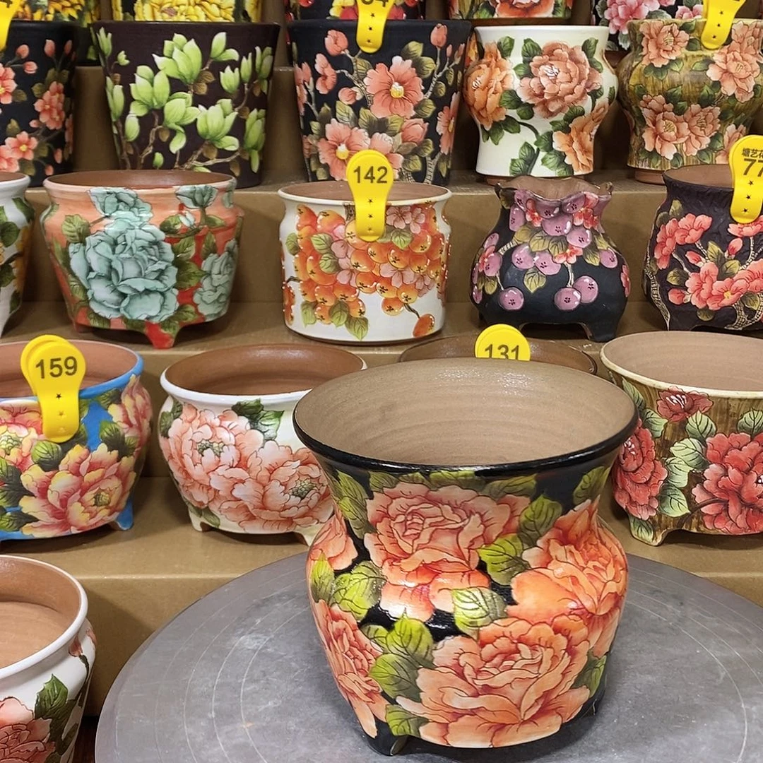 景德镇精品博采美盆14.5/14.5