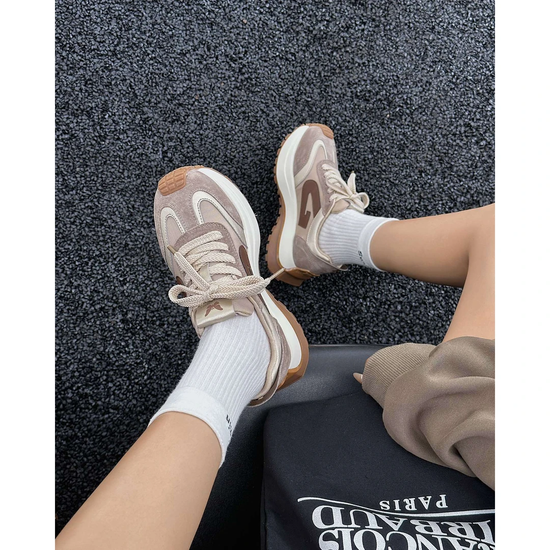 8097-1舒适百搭软底系带阿甘鞋