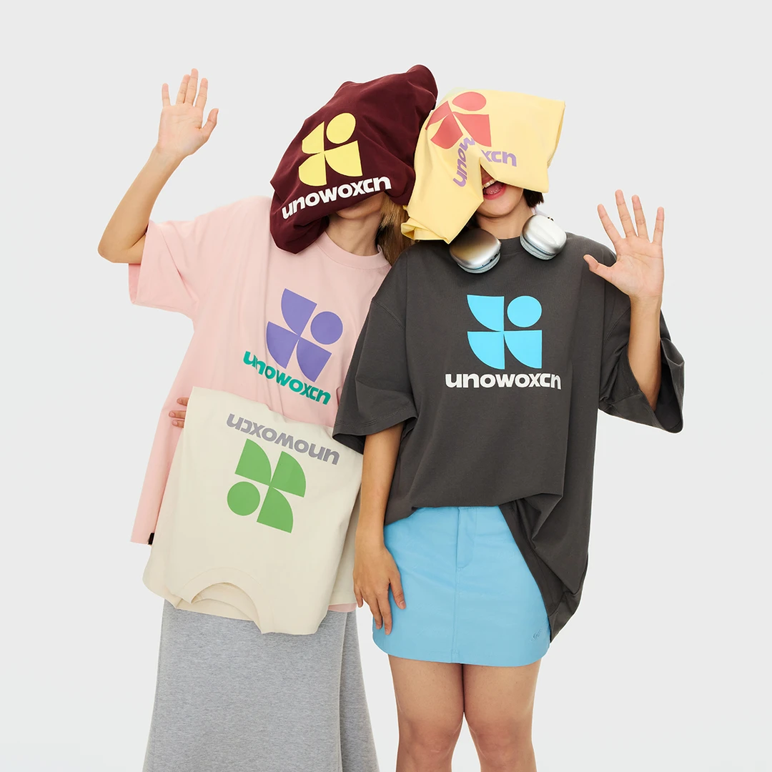 OWOX 经典「四叶草」logo休闲凉感速干短袖T恤女夏季百搭半袖上衣