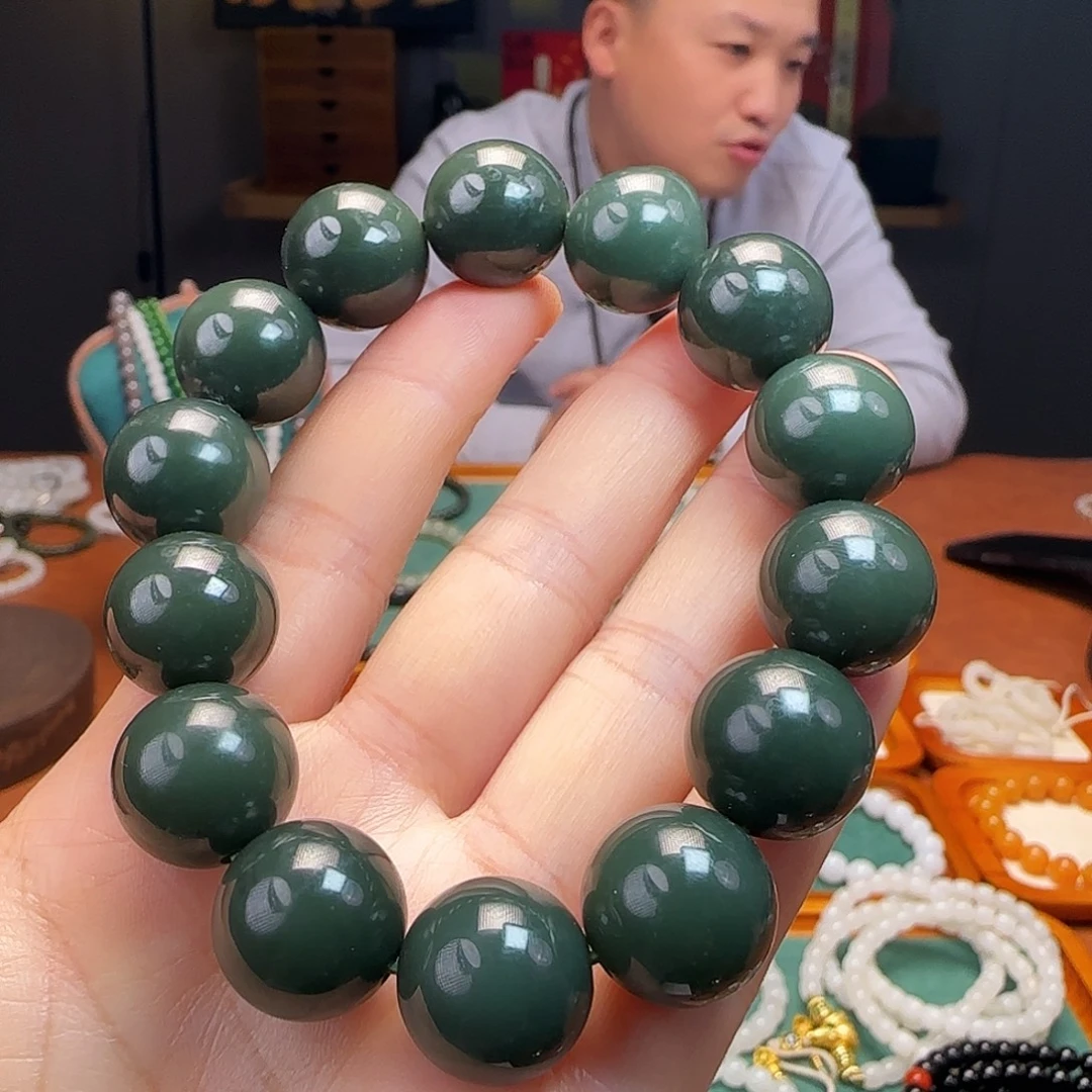 和田玉未镶嵌手链