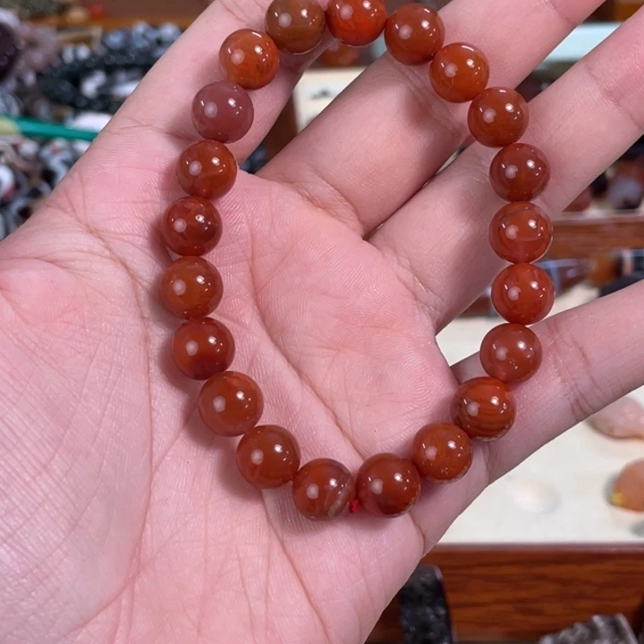 玛瑙/玉髓未镶嵌颈饰65南红