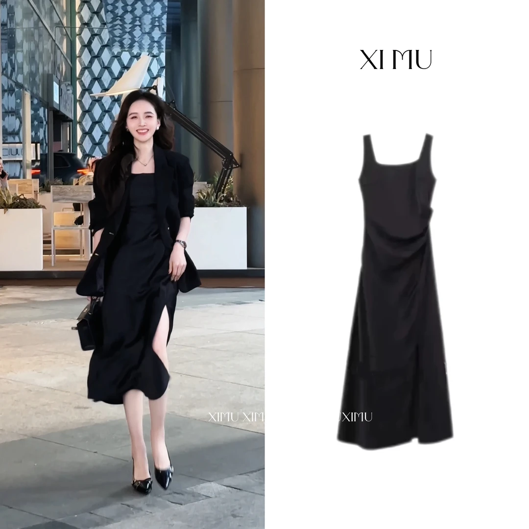 【熙木】【泰妃裙】夏季轻奢设计师百搭气质时尚连衣裙4CLJJ3318