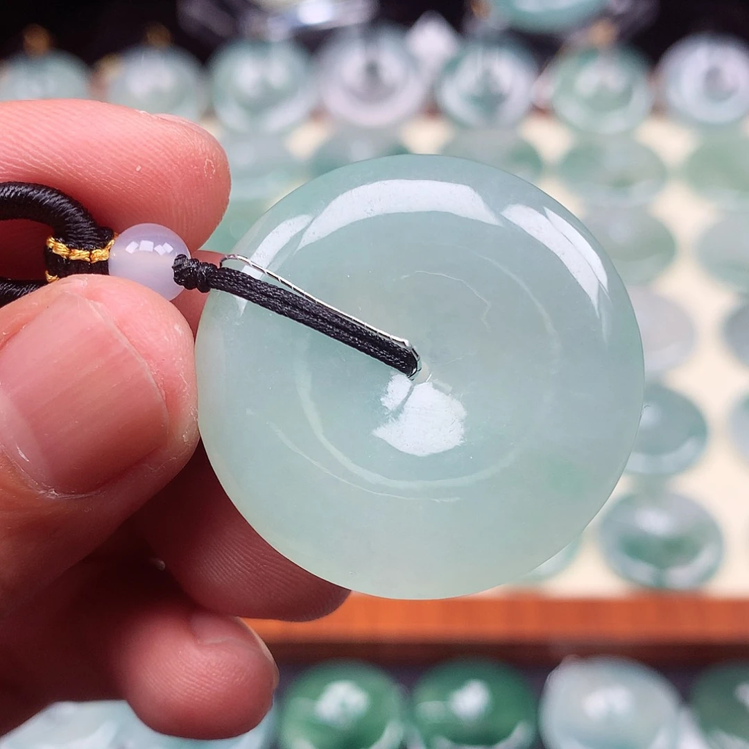 颈饰未镶嵌翡翠34-5.8mm