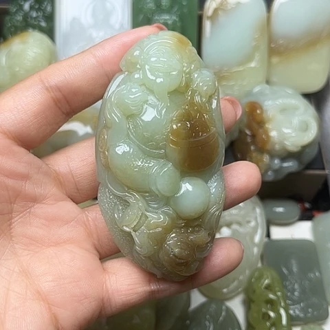 颈饰未镶嵌和田玉用****0