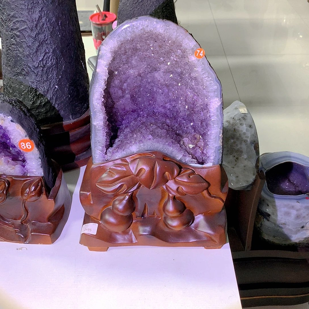 大型摆件（非配饰）紫晶未镶嵌