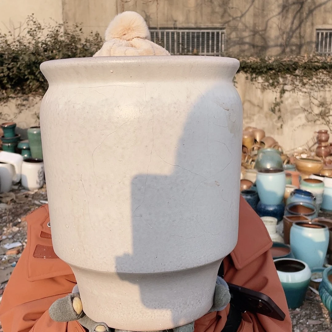 红陶王嫂花盆0120-64