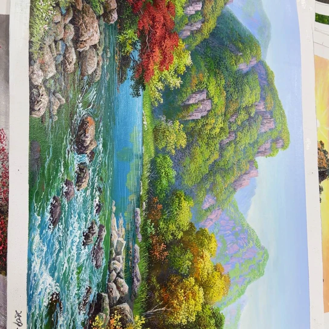 油画你在我心里是个