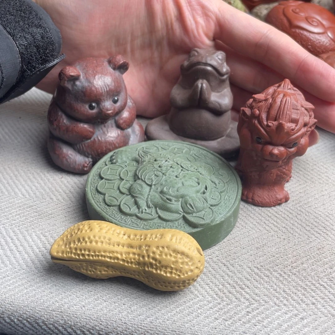紫砂茶宠紫砂瑕疵