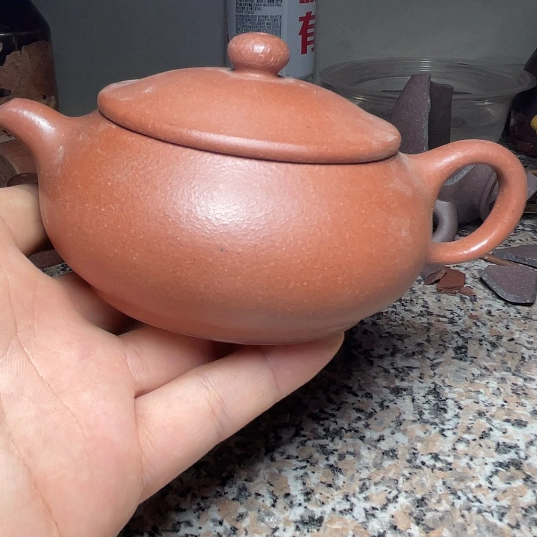 茶壶紫砂微瑕千禧紫泥明炉