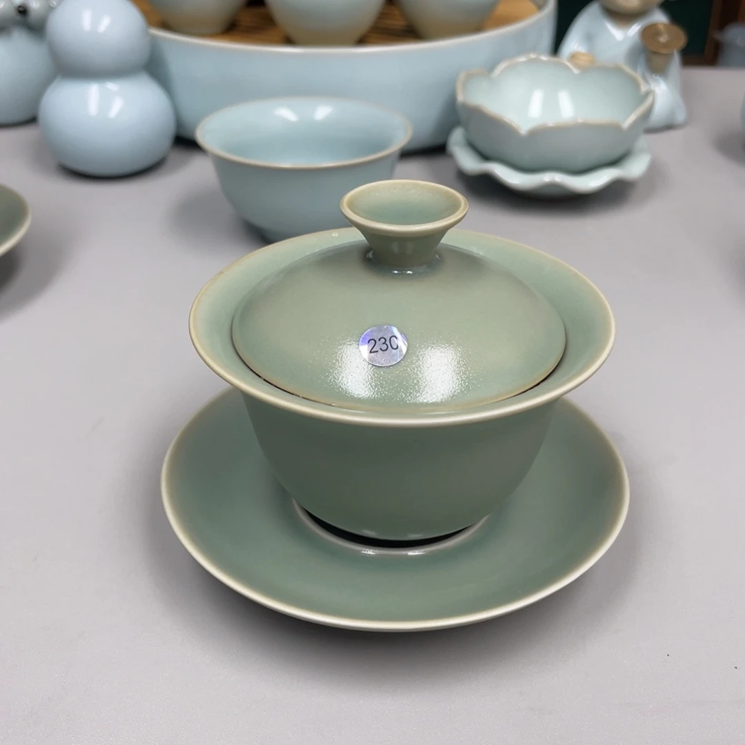 俊****瓷仿古吴老师三才元宝瑕230