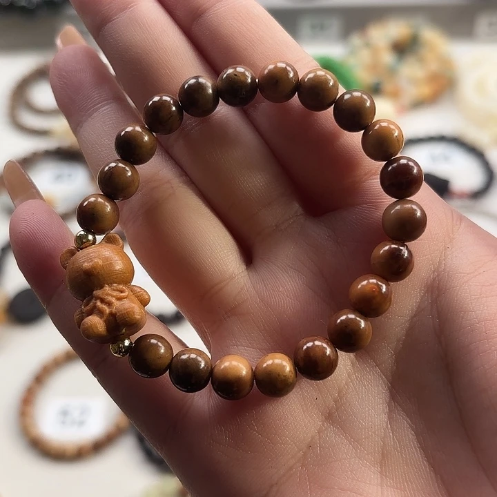 菩提根/象牙果吊坠黄色