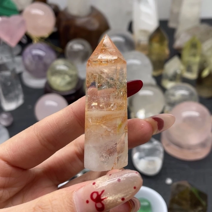 水晶56未镶嵌安*红椒花柱