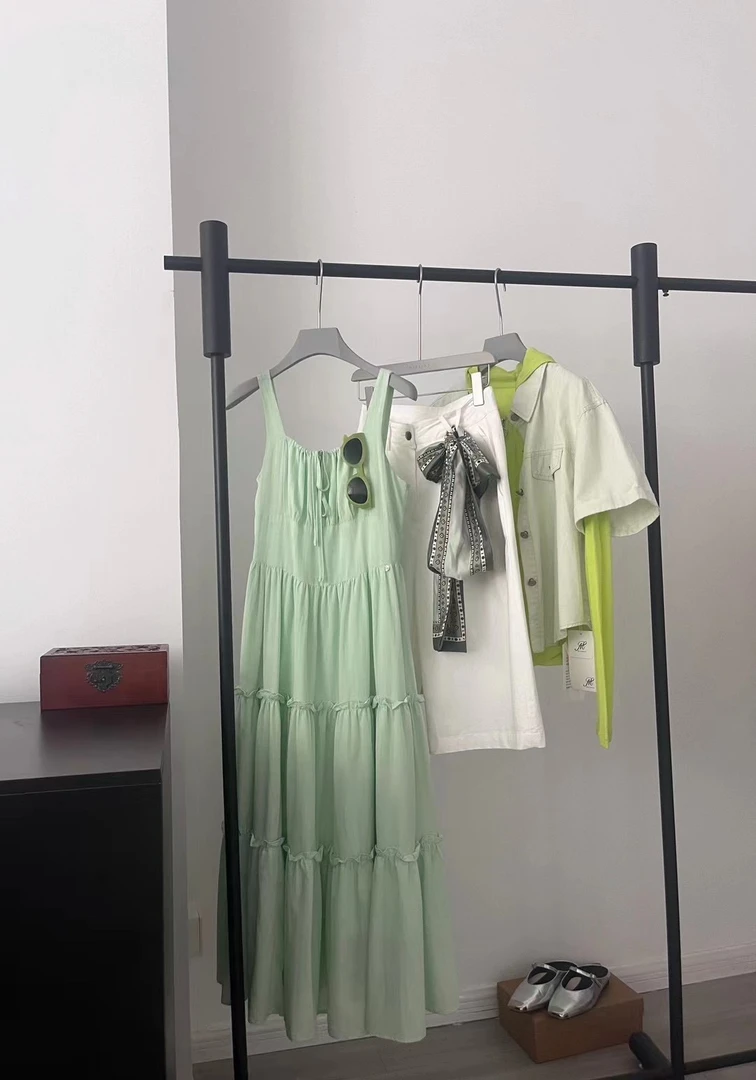 百搭连衣裙A字裙夏季中长裙