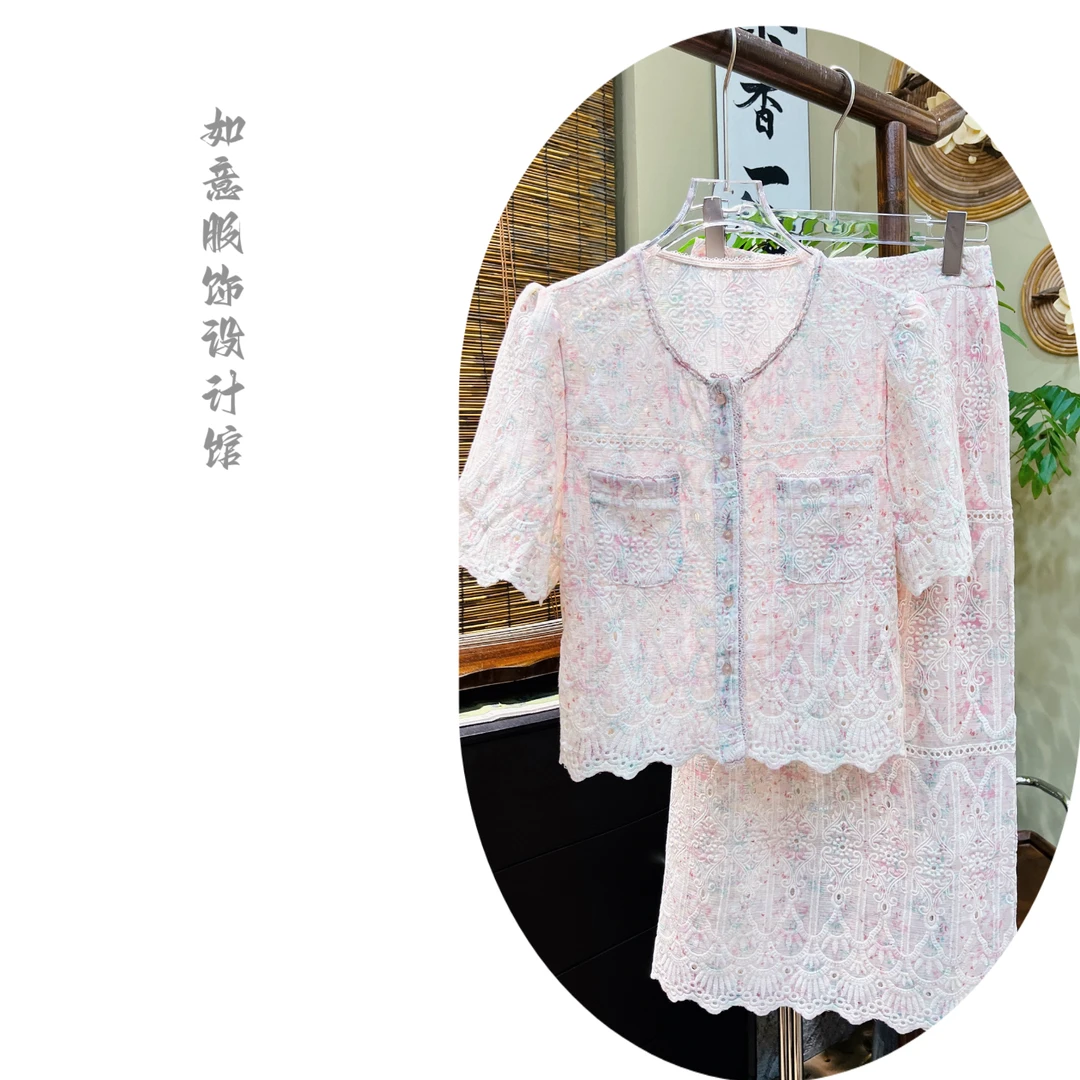 如意馆【莫奈花园】夏季气质时尚套装