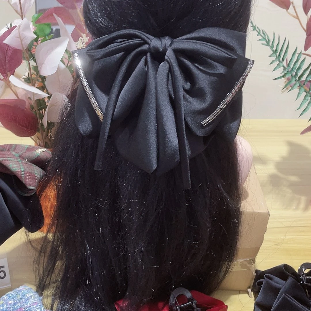 布艺铁合金蝴蝶结发夹