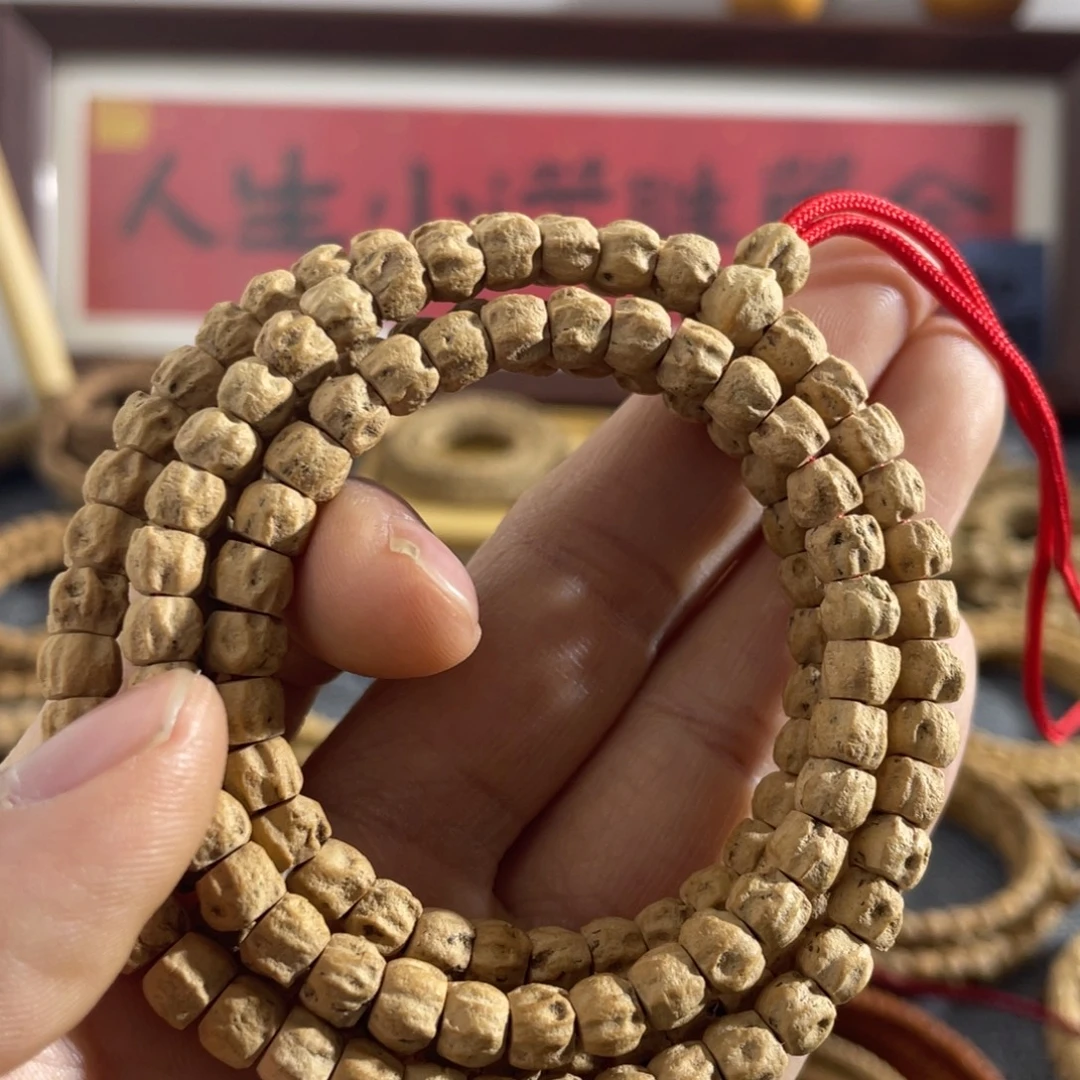 吊坠柏香籽/百香籽小鬼小棱粉皮小方块6+