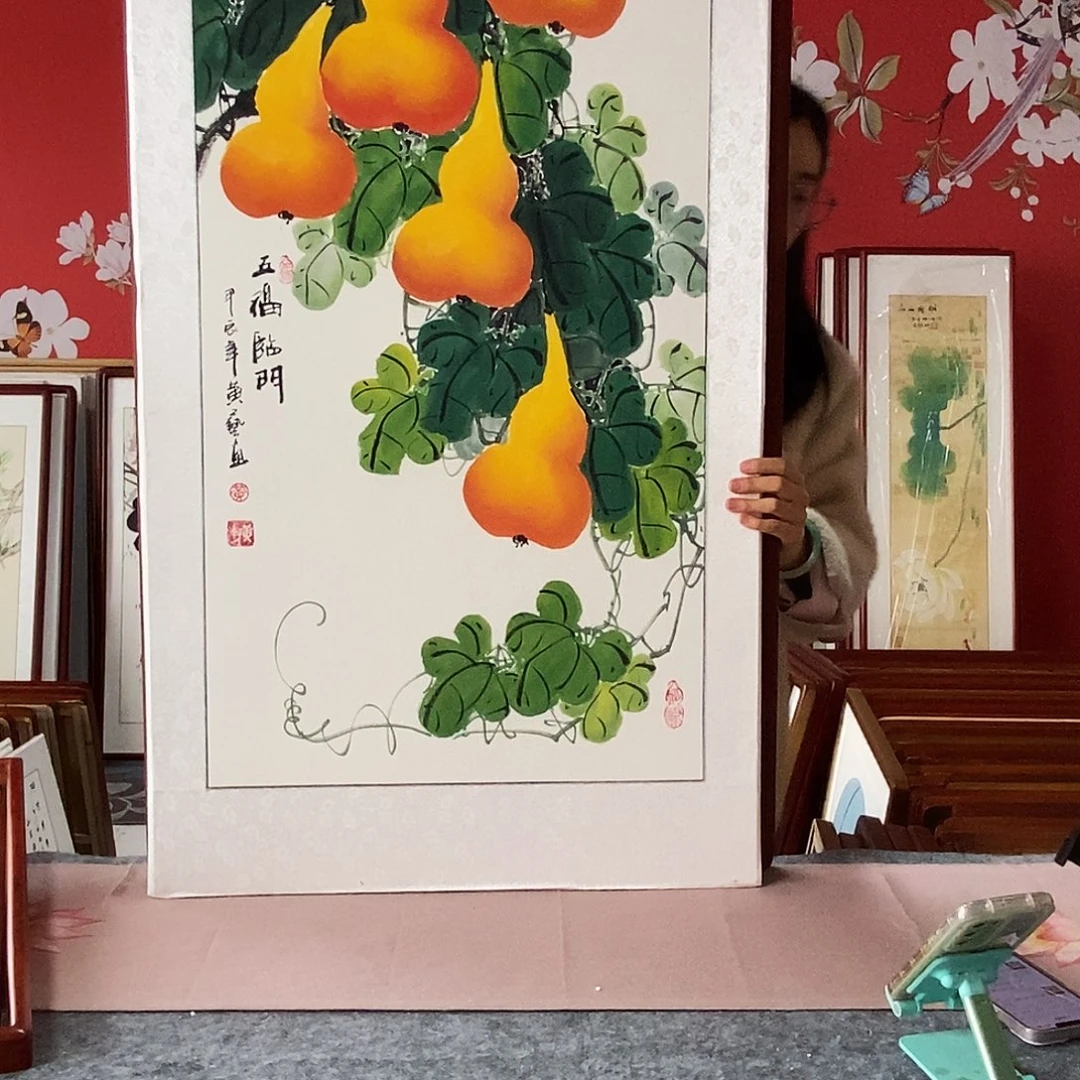 国画手写手绘62✖️123国画作品