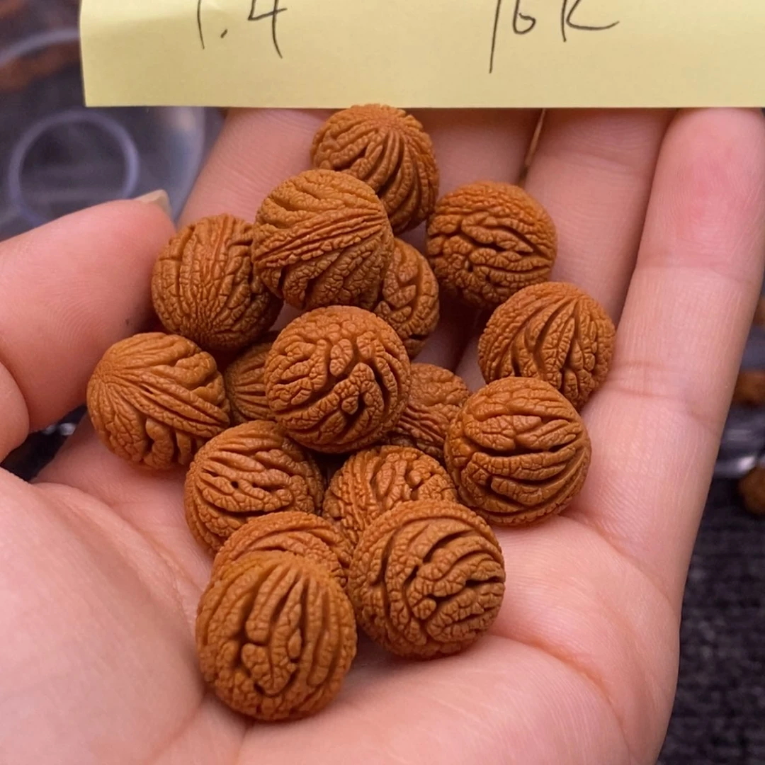 秦岭山脉龙纹桃核单圈