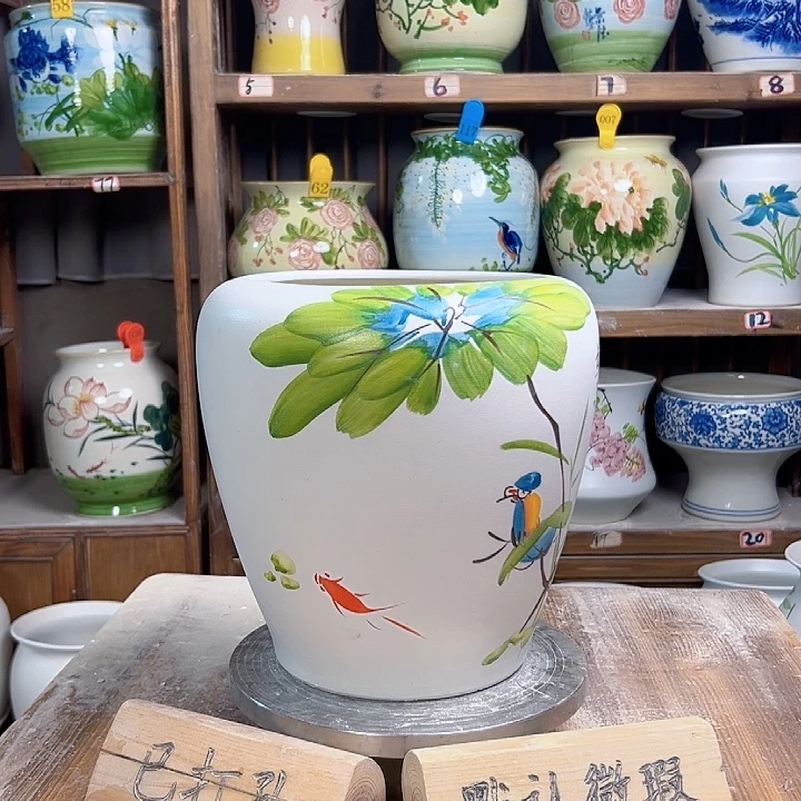陶瓷苹果荷花鸟新款新款请陶瓷台词