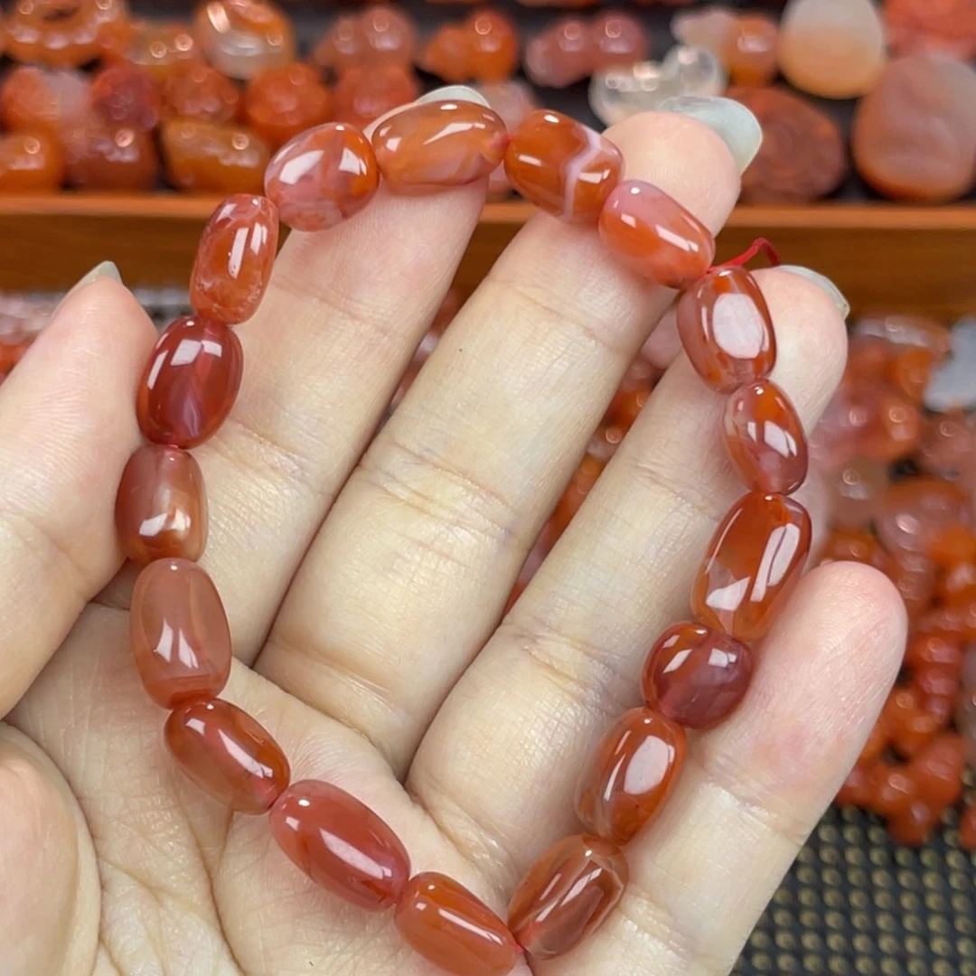 未镶嵌南红玛瑙珠宝半成品随行单圈