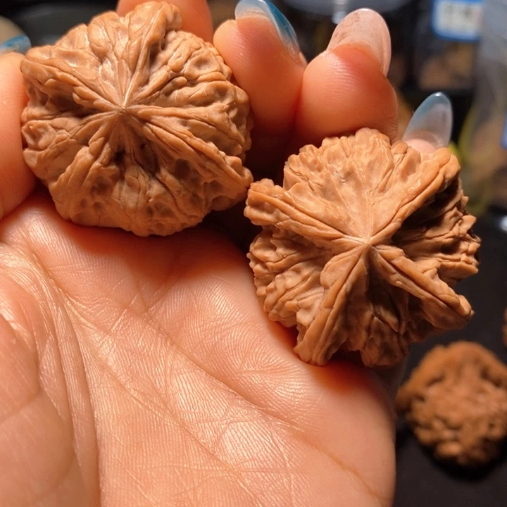 文玩核桃把件玉玺四棱