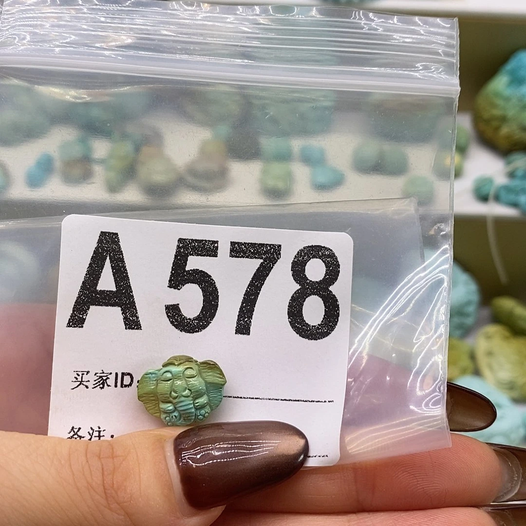 未镶嵌绿松石绿松石配饰定制