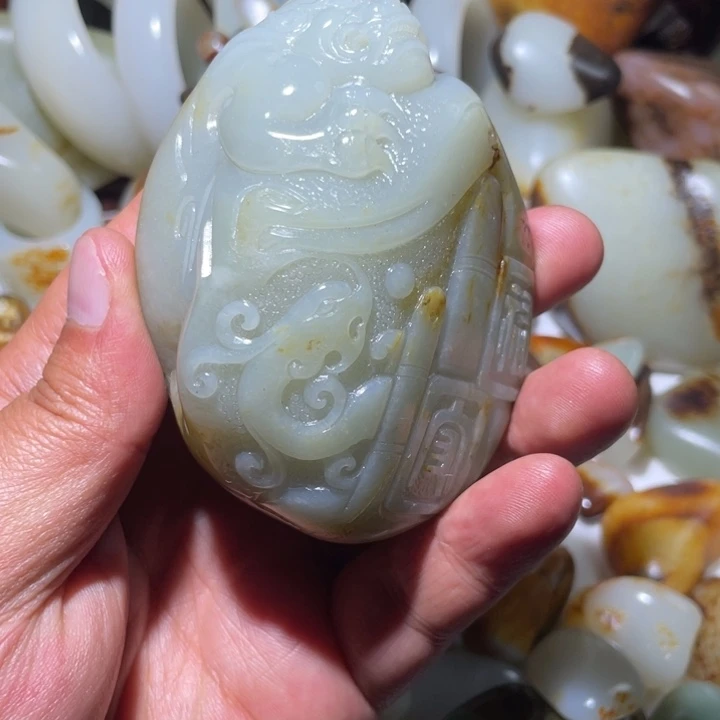 和田玉（糖玉）戒指未镶嵌