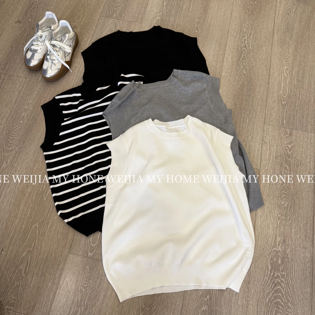 【WJ】 春款 崔 9031 四色针织上衣（均码）