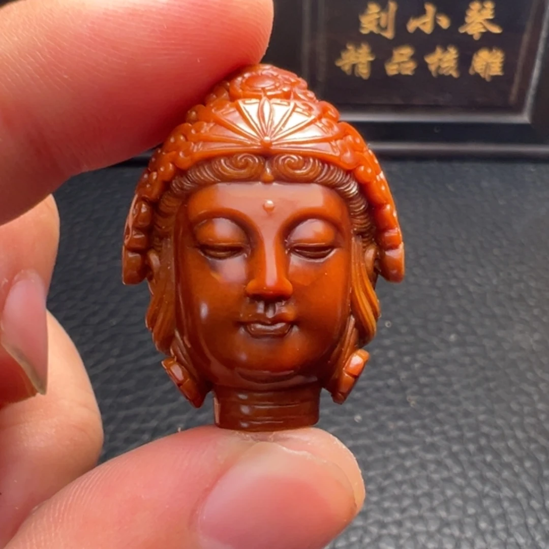 橄榄核手串/手链山海2.4观音造像