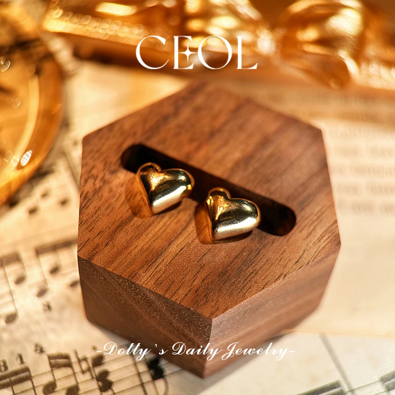 铜合金耳饰 CEOL 【赏金恋人】金 春夏 百搭轻奢耳钉 P018087