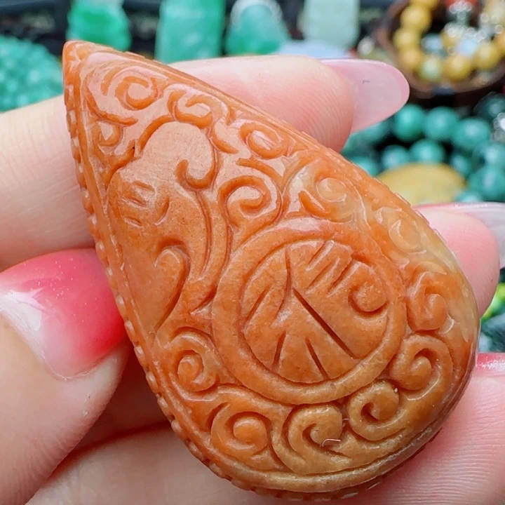 翡翠未镶嵌颈饰天然A货8