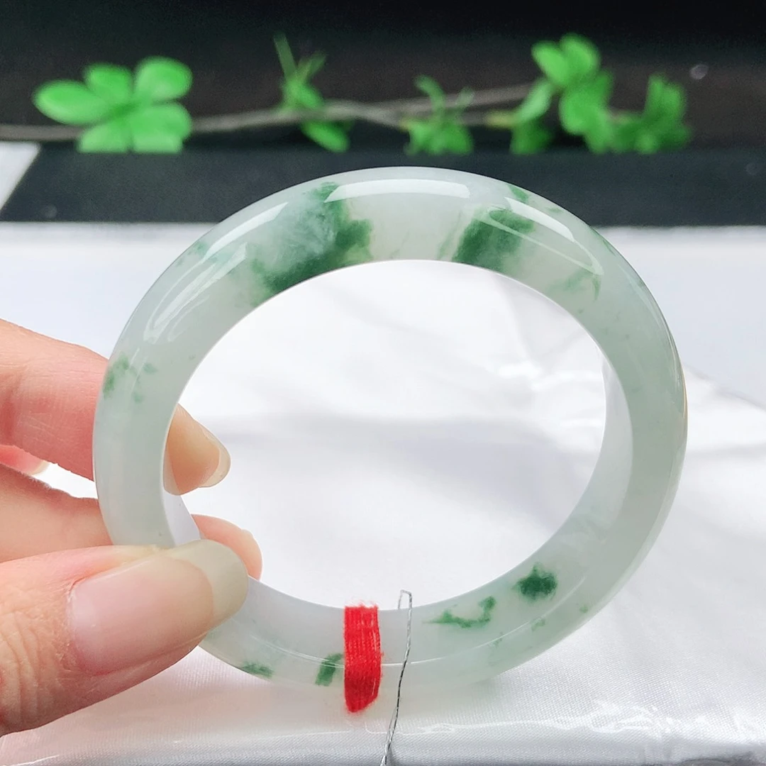 未镶嵌手镯翡翠53圈