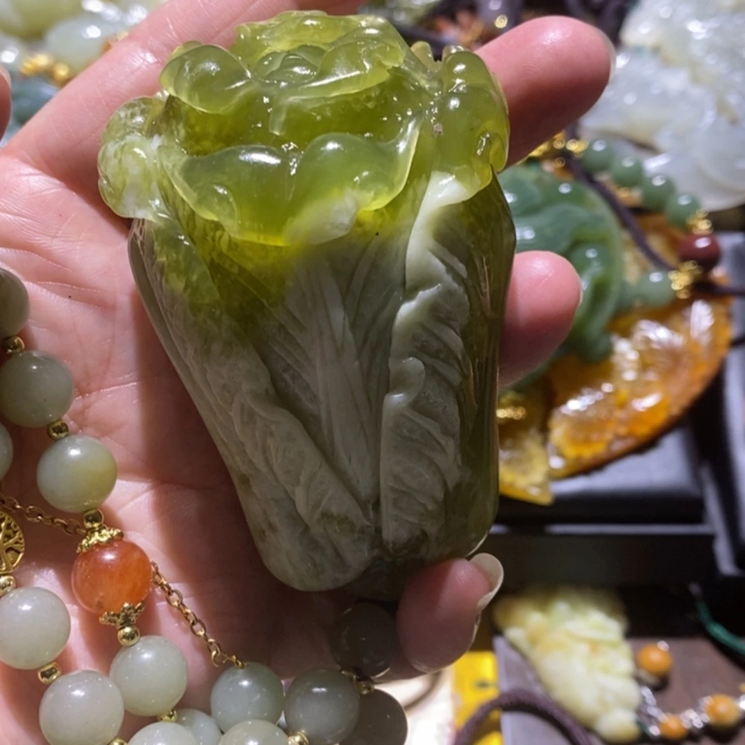 【闪购商品】岫玉毛衣链未镶嵌