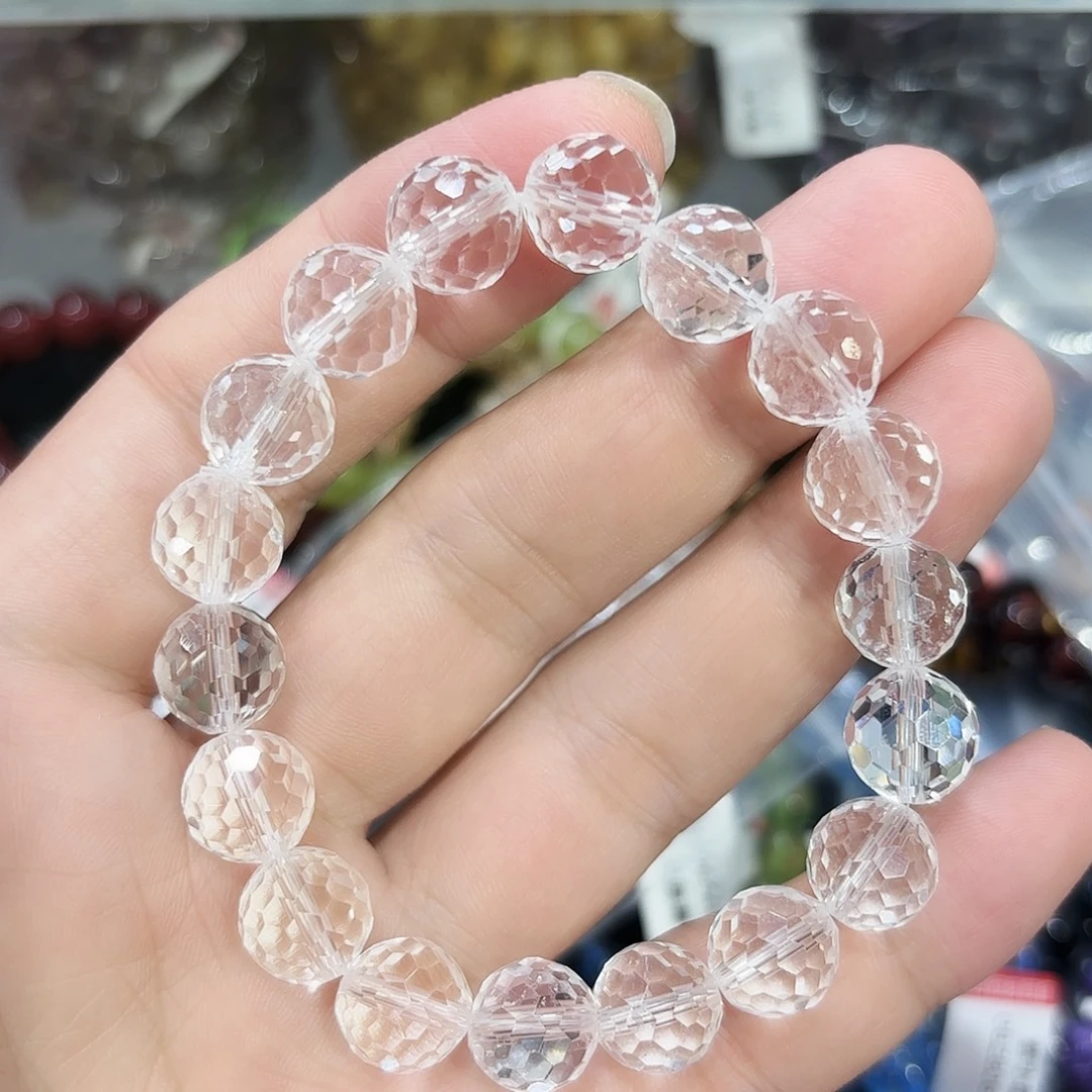 未镶嵌手串水晶刻面