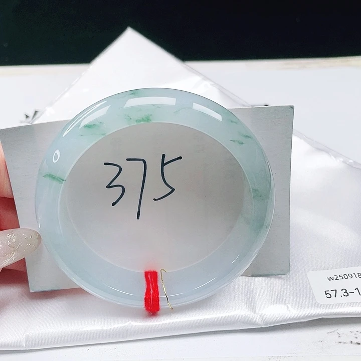 翡翠未镶嵌手镯缅甸翡翠57+