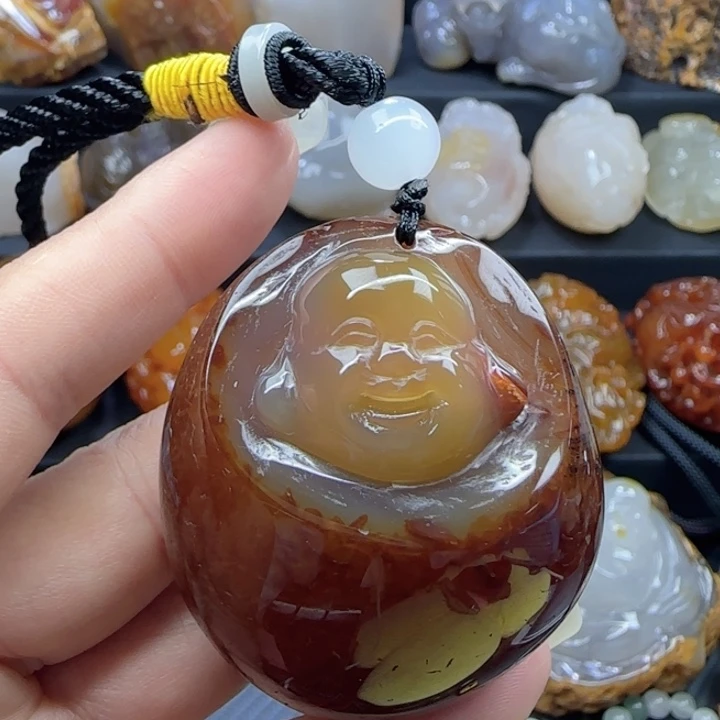 玛瑙/玉髓合金把件