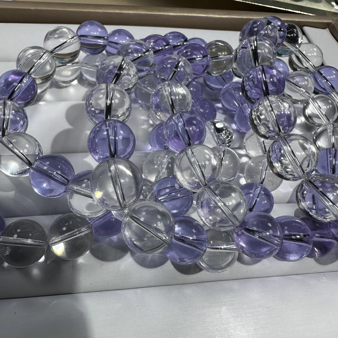 紫白色12mm手串发一条B37