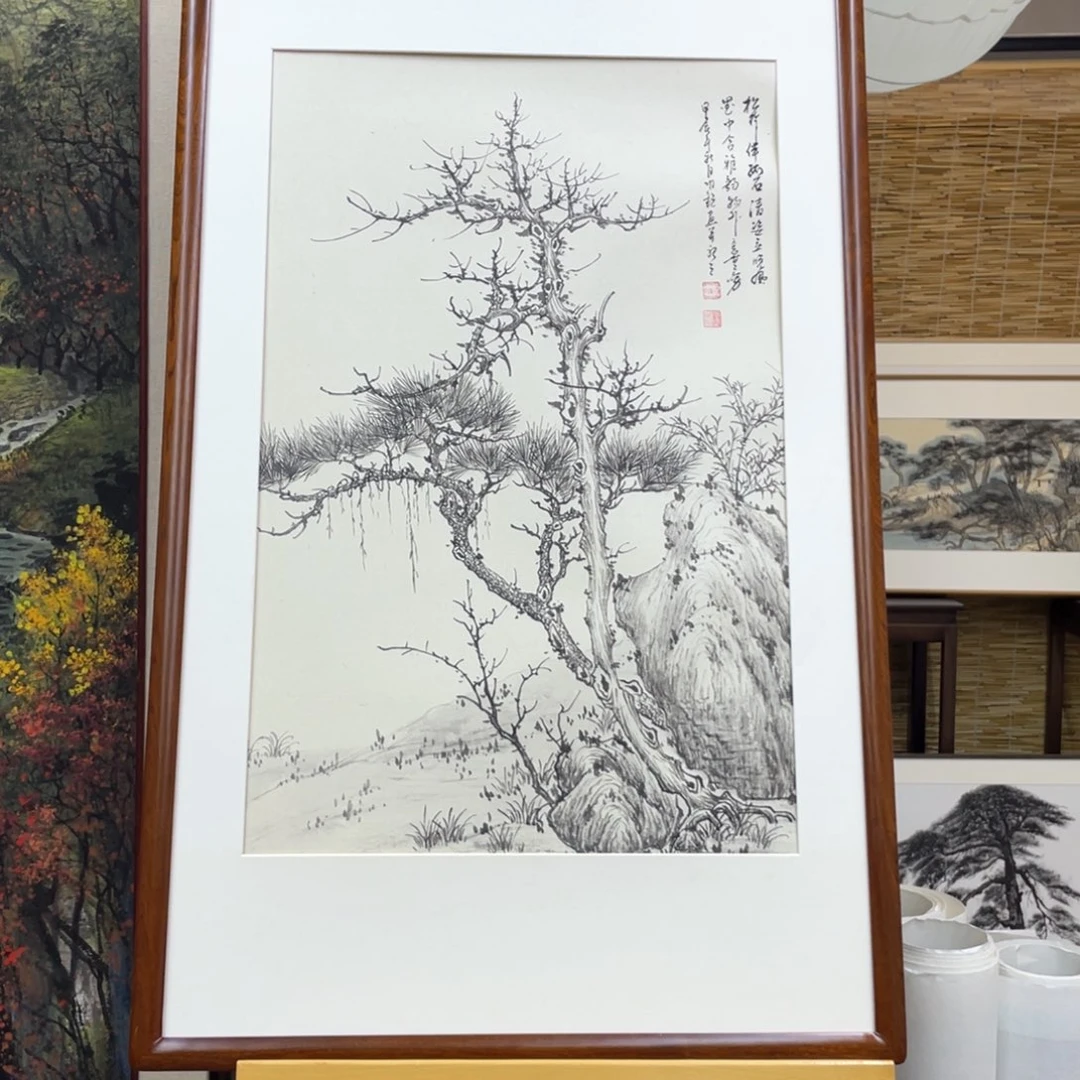 国画手绘国画，精品山水，画心