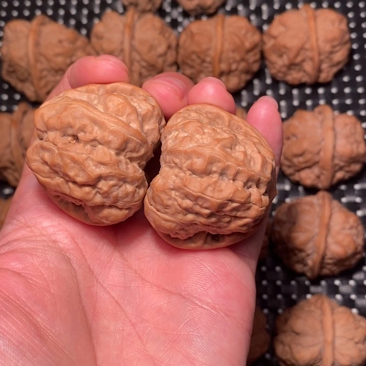 野***猫把件文玩核桃四开八腿