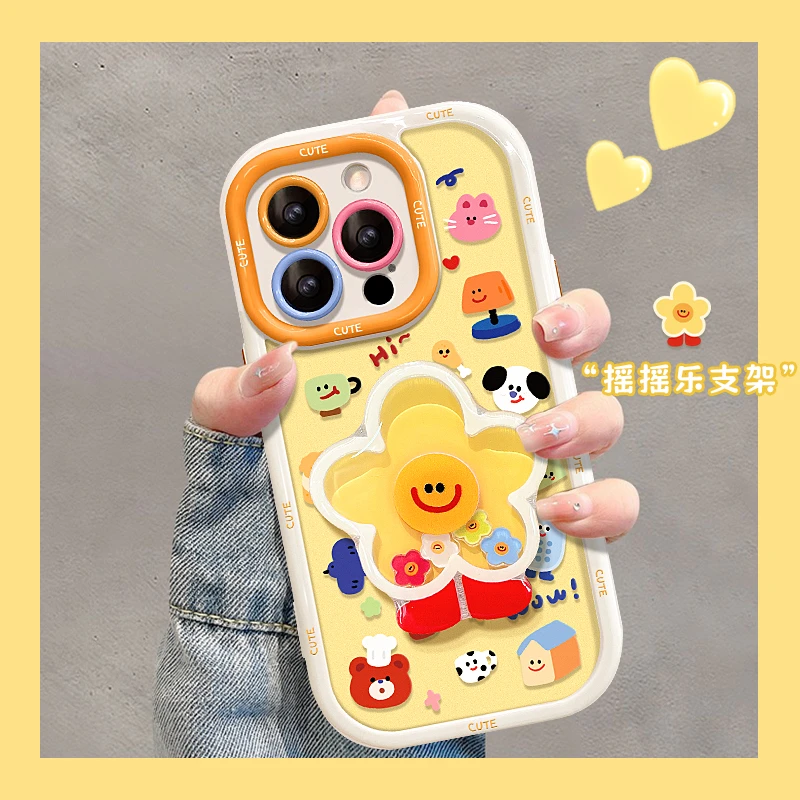 台灯兔子适用苹果15华为vivo/oppo小米iPhone16防摔奶油手机壳