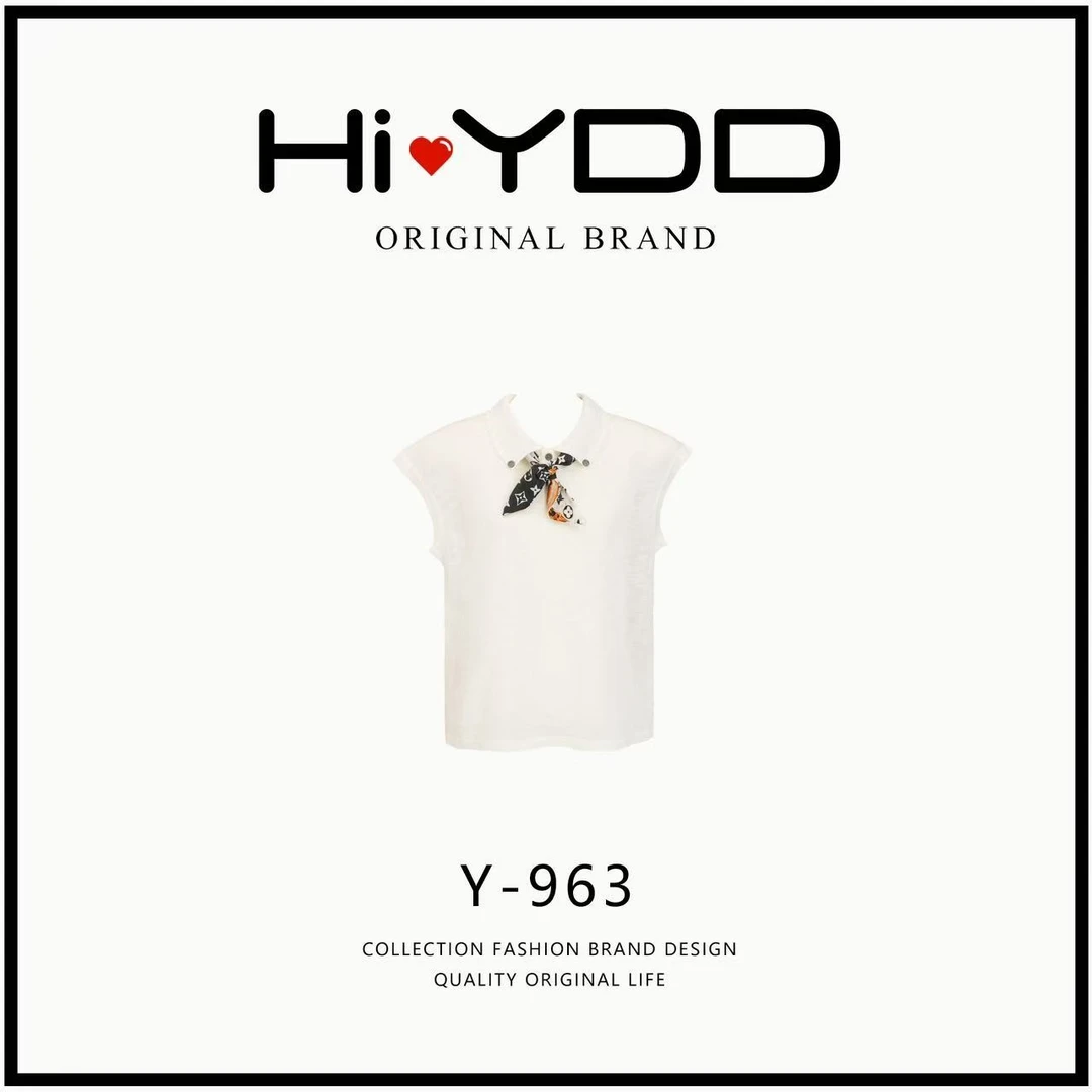 YDD•「Y-963」夏季新款简约修身潮流休闲设计师百搭上衣D-18387