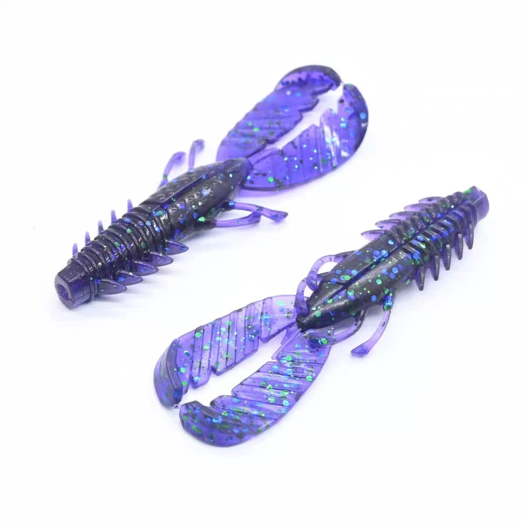 玲珑虾路亚铅头钩远投内德海鲈鳜鱼翘嘴鲶鱼软饵假饵黑坑竞技Y2