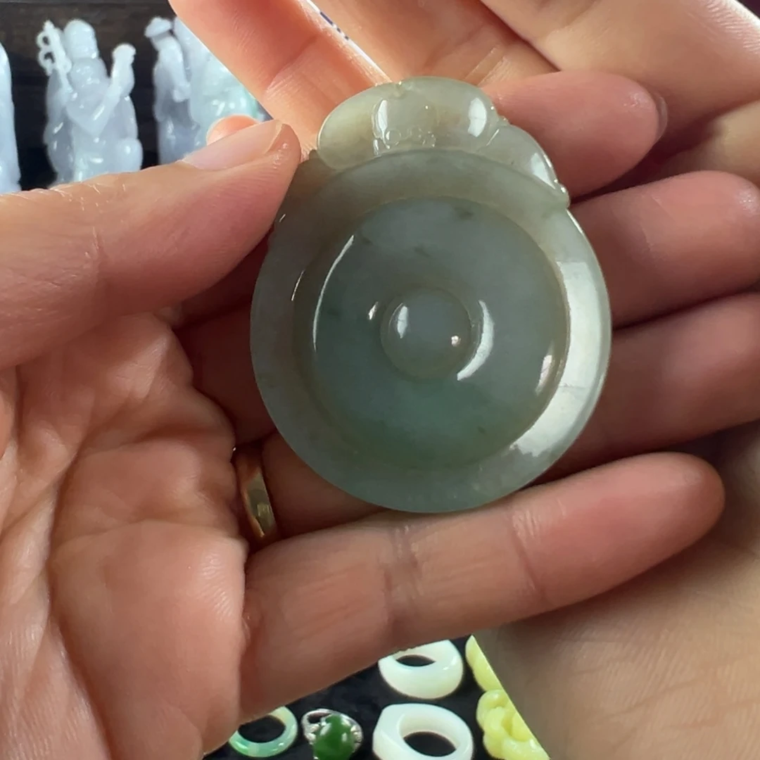 翡翠未镶嵌手镯天然翡翠挂件