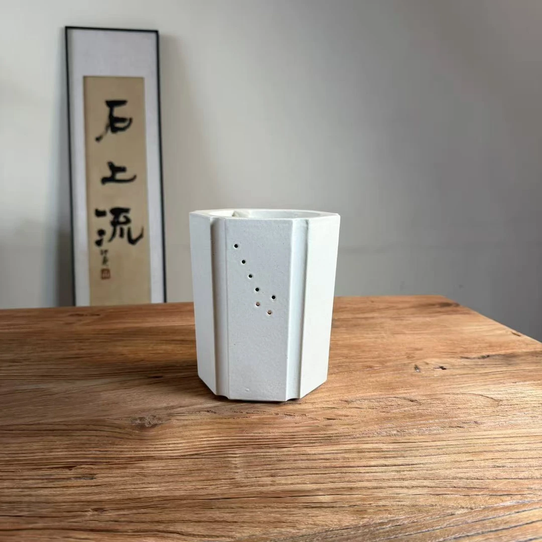 盈泉瓷器【月光系列炭炉】B款·纯手工·煮水茶炉