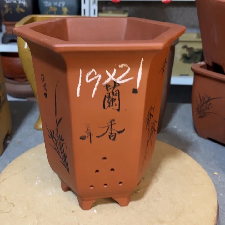 紫砂花盆宜兴紫砂